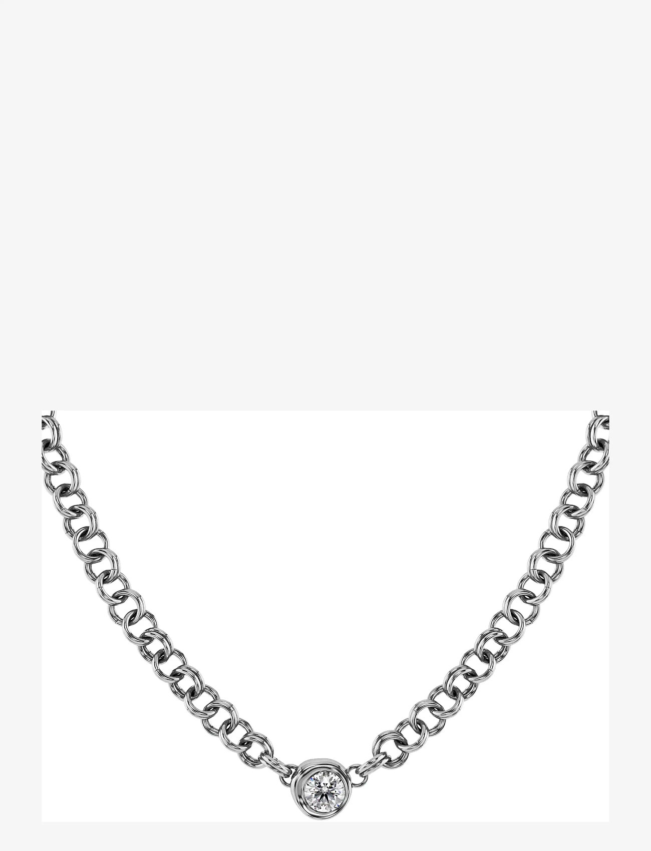 Edblad - Ocean Gem Necklace L Steel - kaelaketid - silver - 2