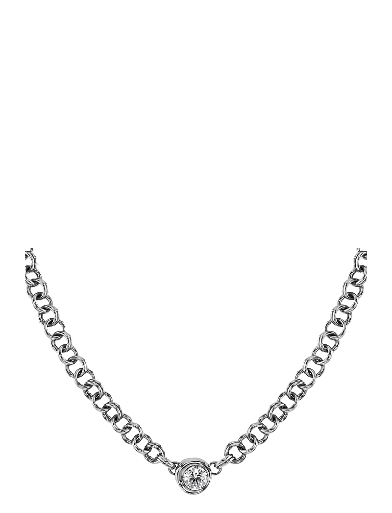Edblad - Ocean Gem Necklace L Steel - halsketten - silver - 2