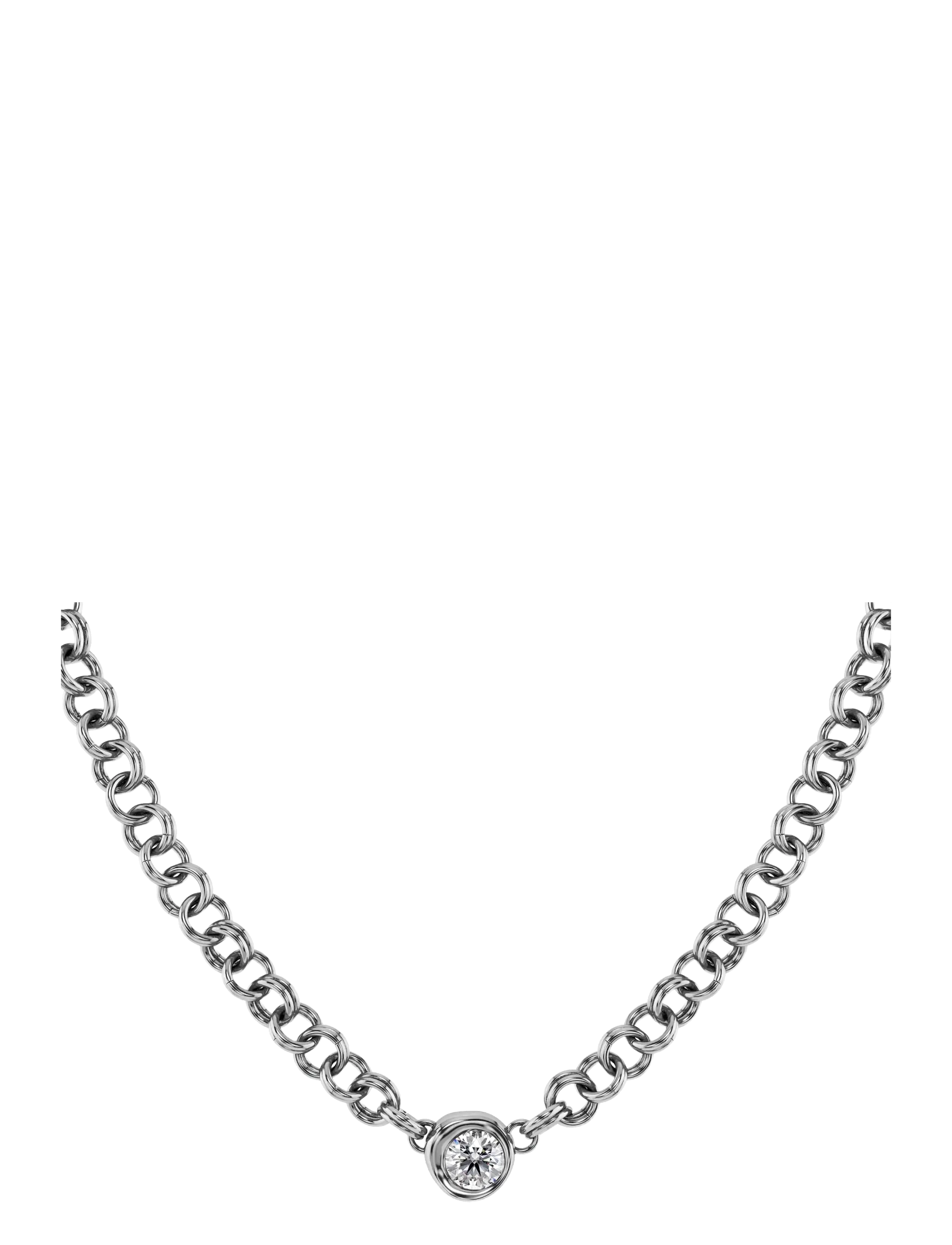 Edblad - Ocean Gem Necklace L Steel - halsketten - silver - 2