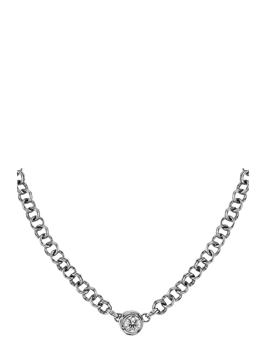 Edblad - Ocean Gem Necklace L Steel - halsketten - silver - 2