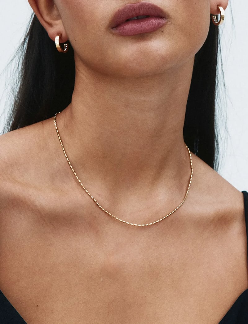 Edblad - Seed Bead Necklace Gold - halsketten - gold - 0