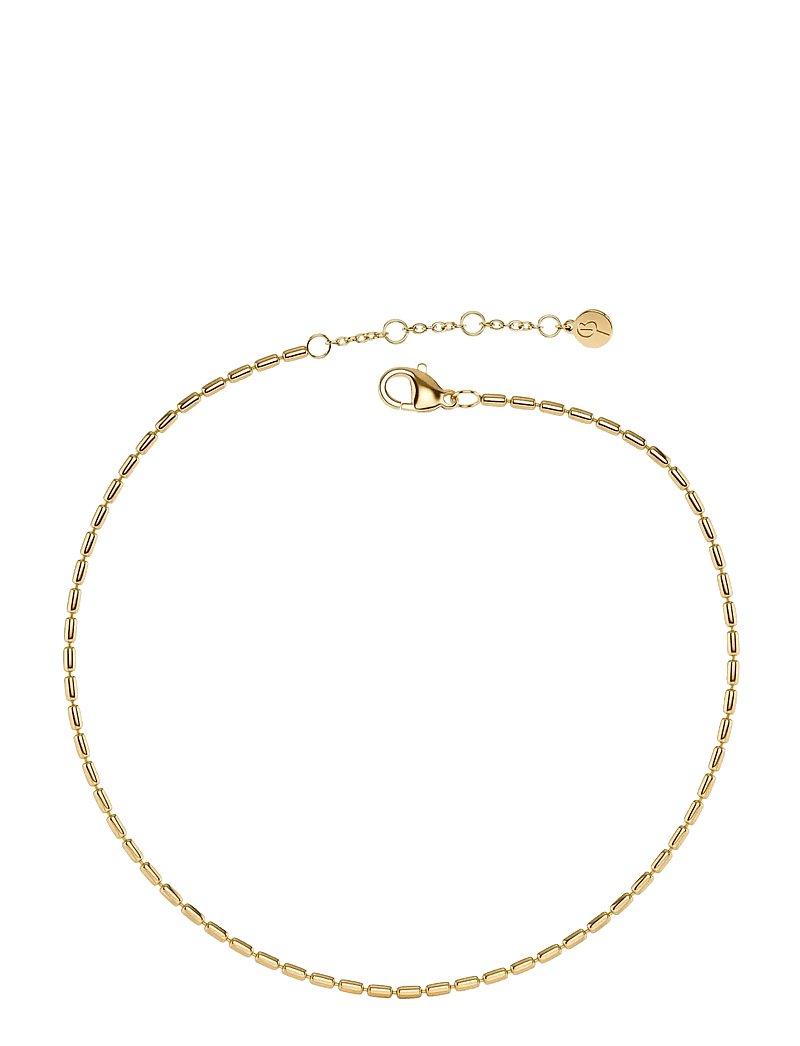 Edblad - Seed Bead Anklet Gold - pahkluu kett - gold - 1