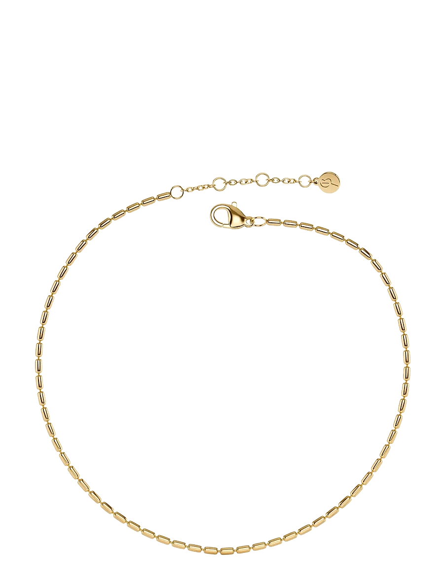 Edblad - Seed Bead Anklet Gold - gold - 1