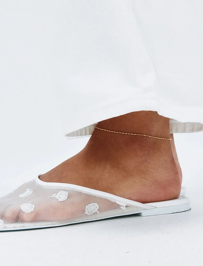 Edblad - Seed Bead Anklet Gold - pahkluu kett - gold - 0