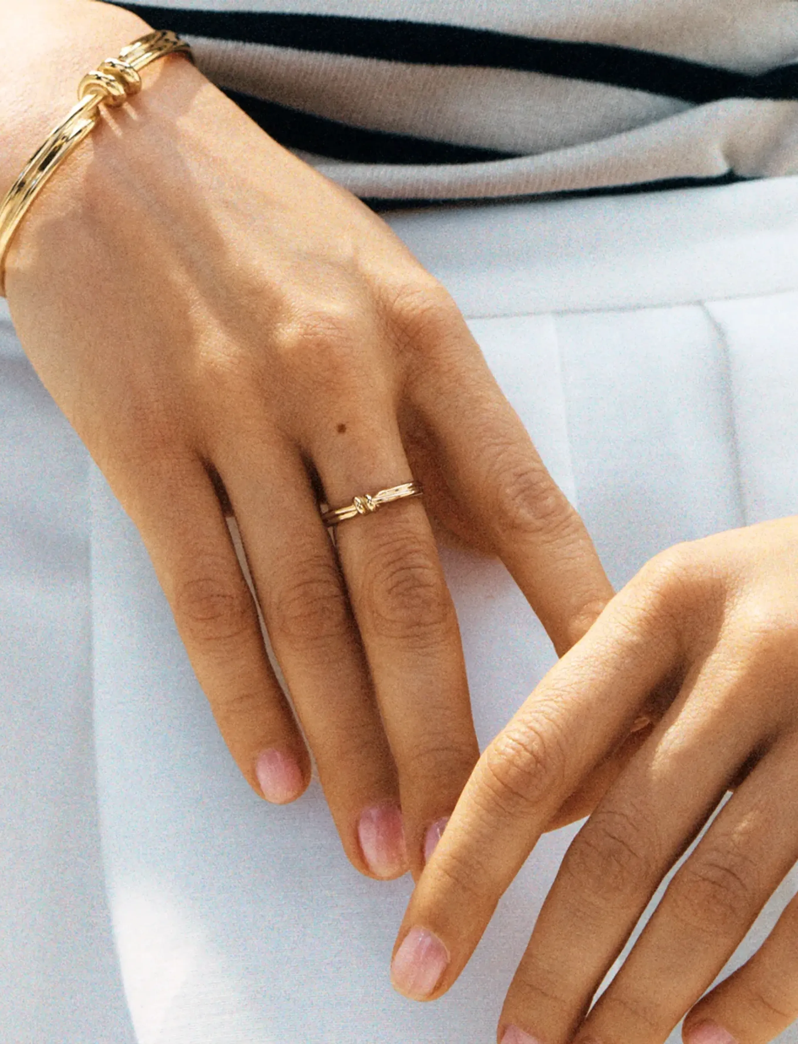 Edblad Swivel Ring Gold, S, Jewellery, Gold - Rings, Frauen