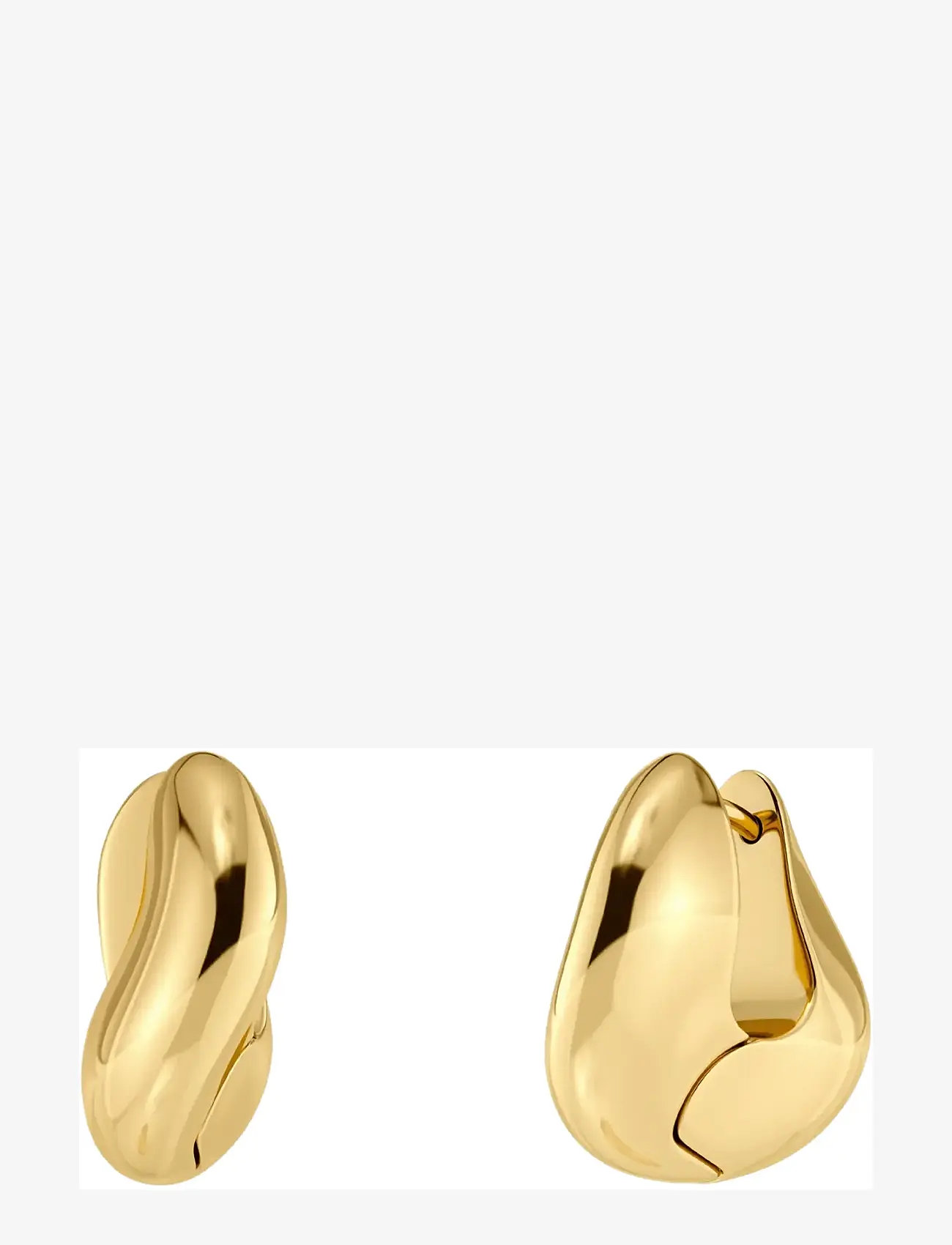 Edblad - Azura Hoops S Gold One Size - korvarenkaat - gold - 1