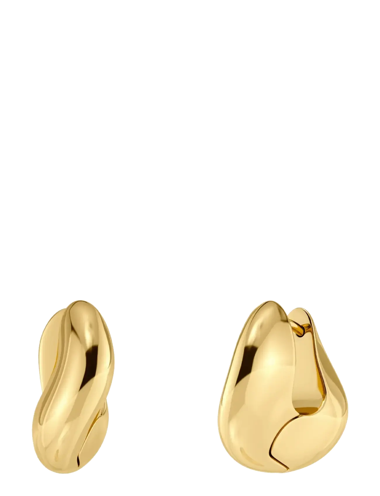 Edblad Azura Hoops S Gold One Size - Øreringer - GOLD / gold