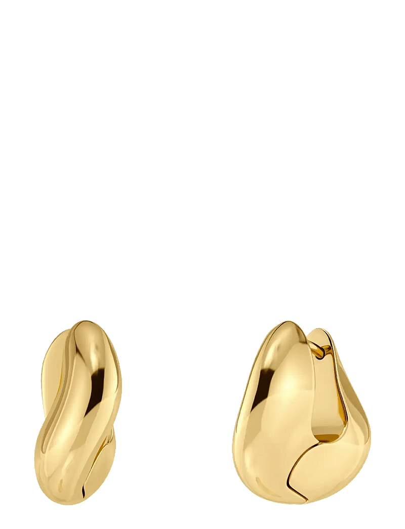Edblad - Azura Hoops S Gold One Size - korvarenkaat - gold - 1