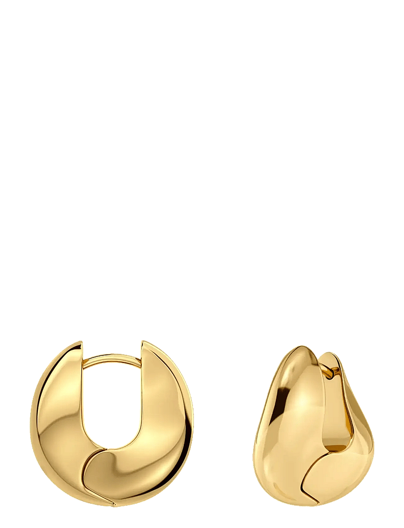 Edblad - Azura Hoops S Gold One Size - korvarenkaat - gold - 2