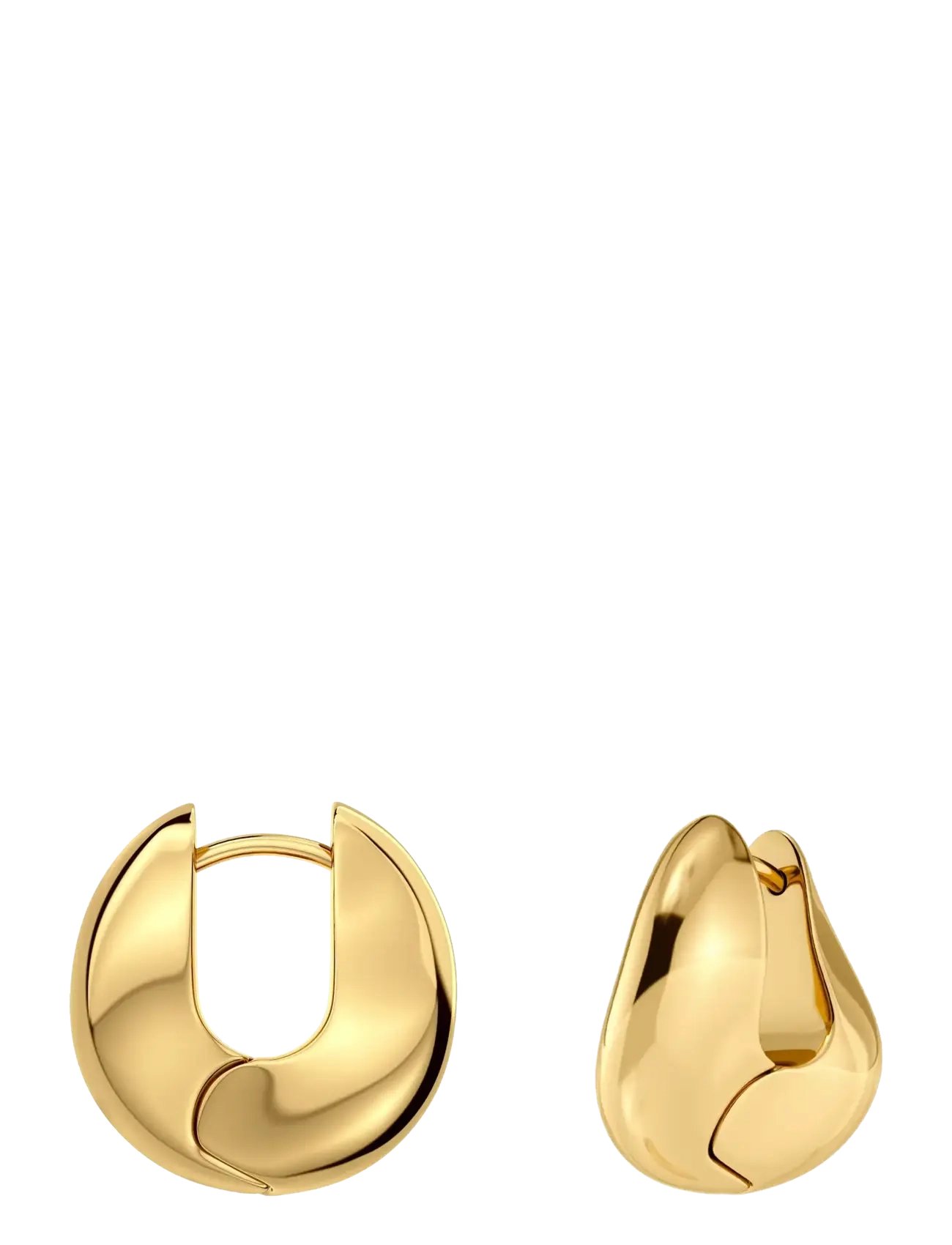 Edblad - Azura Hoops S Gold One Size - hoops - gold - 2