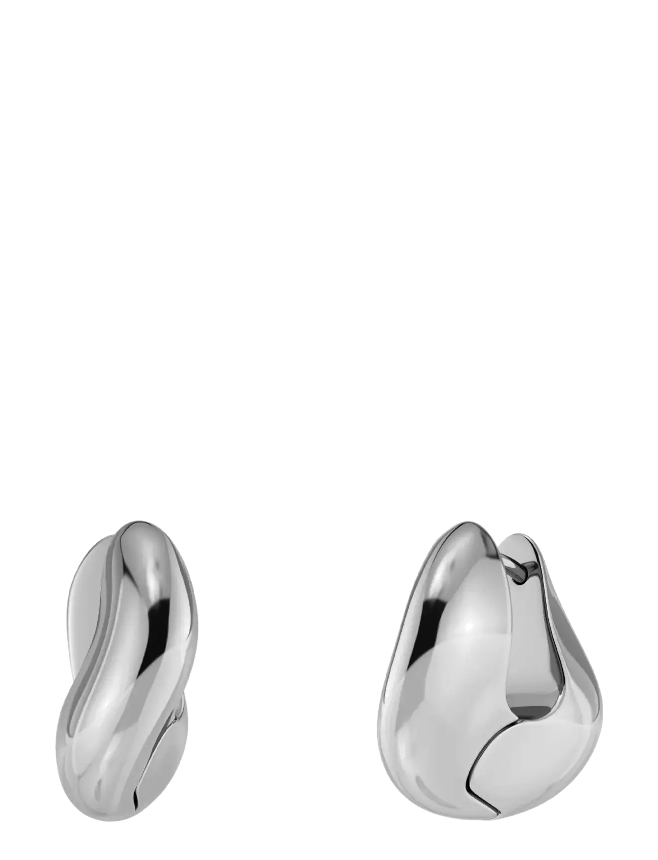 Edblad Azura Hoops S Silver One Size - Øreringer - SILVER / silver