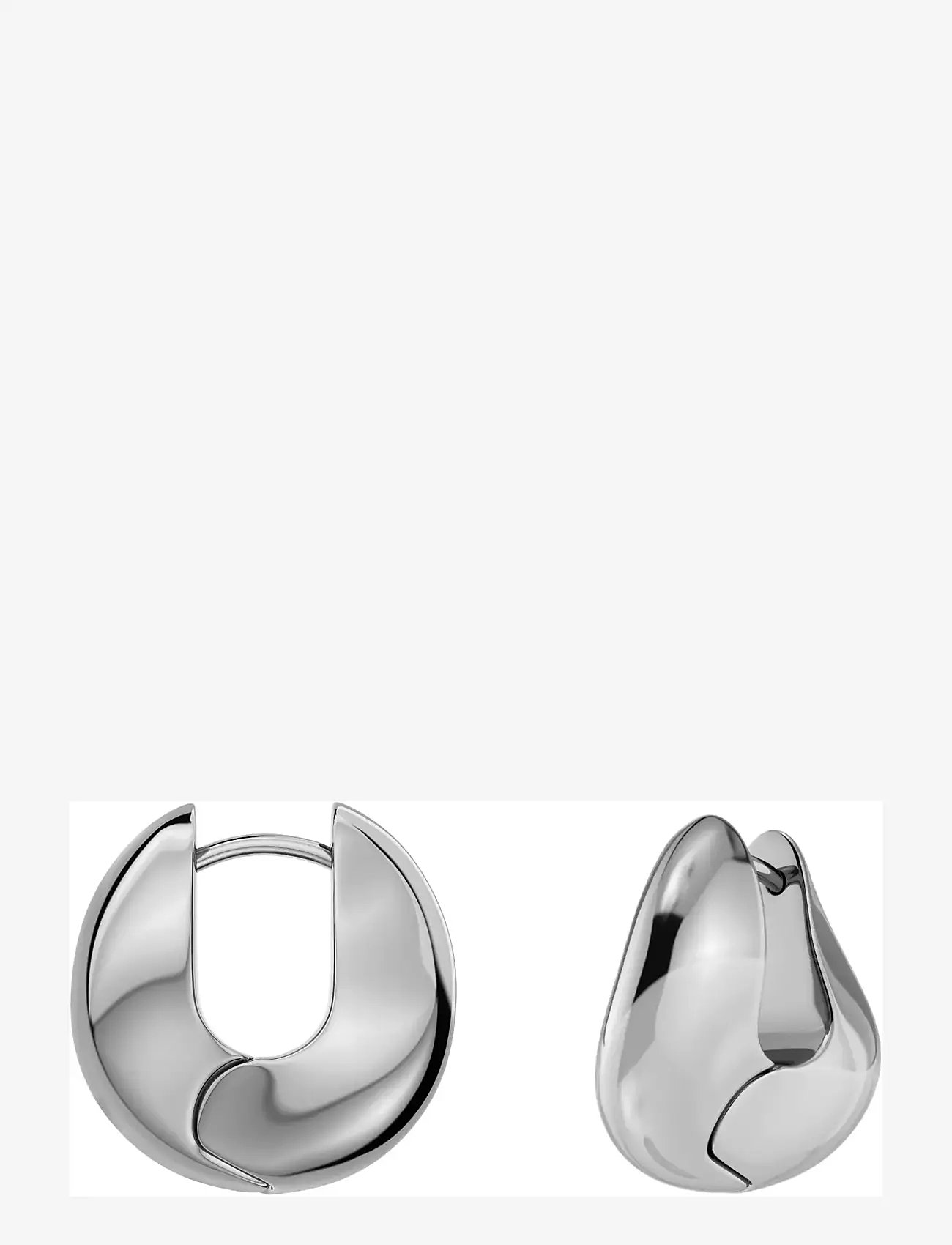 Edblad - Azura Hoops S Silver One Size - hoops kõrvarõngad - silver - 2
