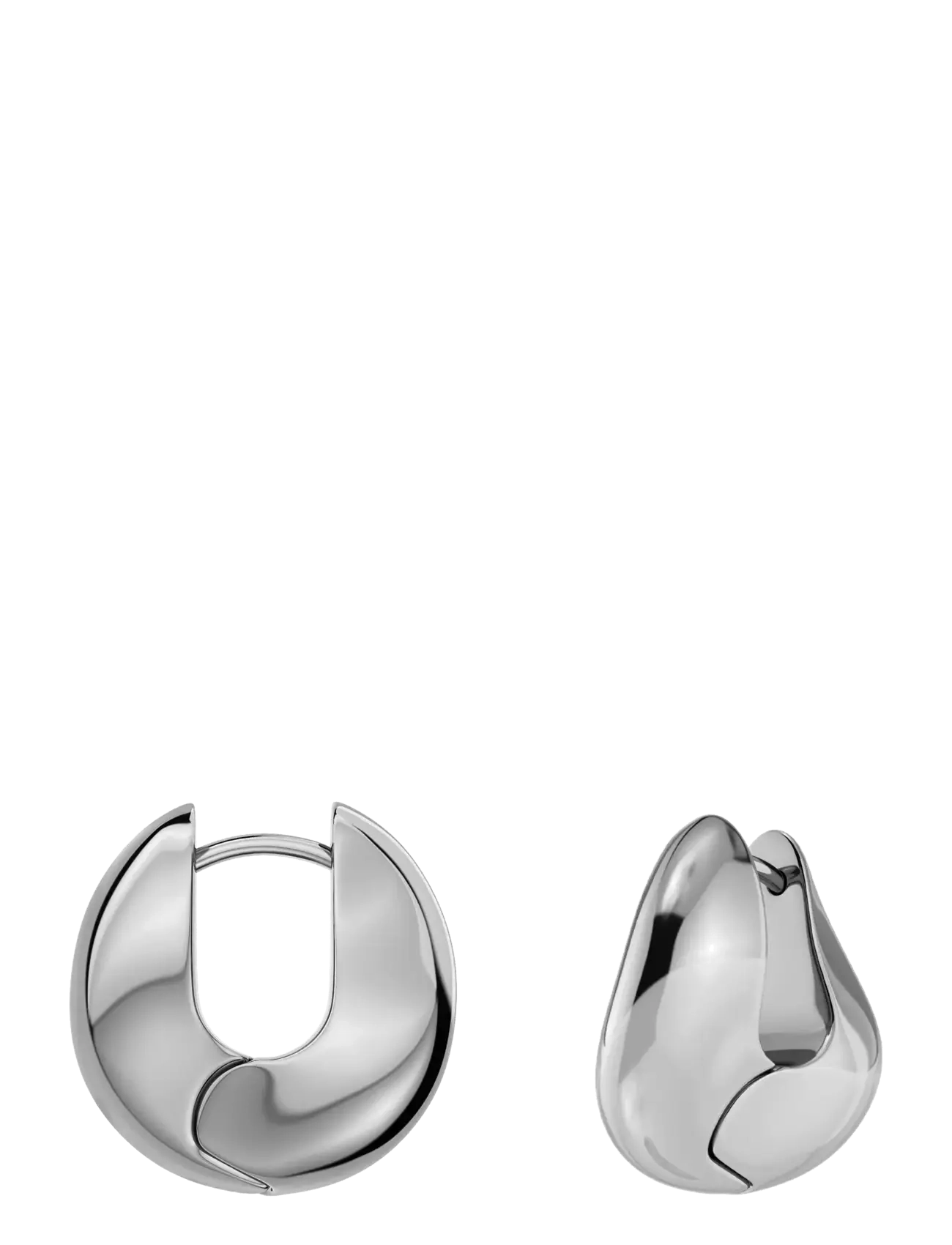 Edblad - Azura Hoops S Silver One Size - cerceaux - silver - 2