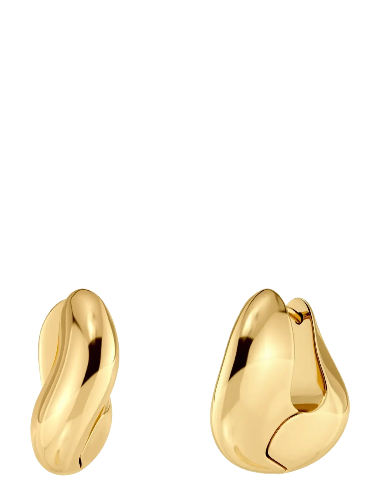 Edblad Azura Hoops L Gold One Size - Øreringer - GOLD / gold