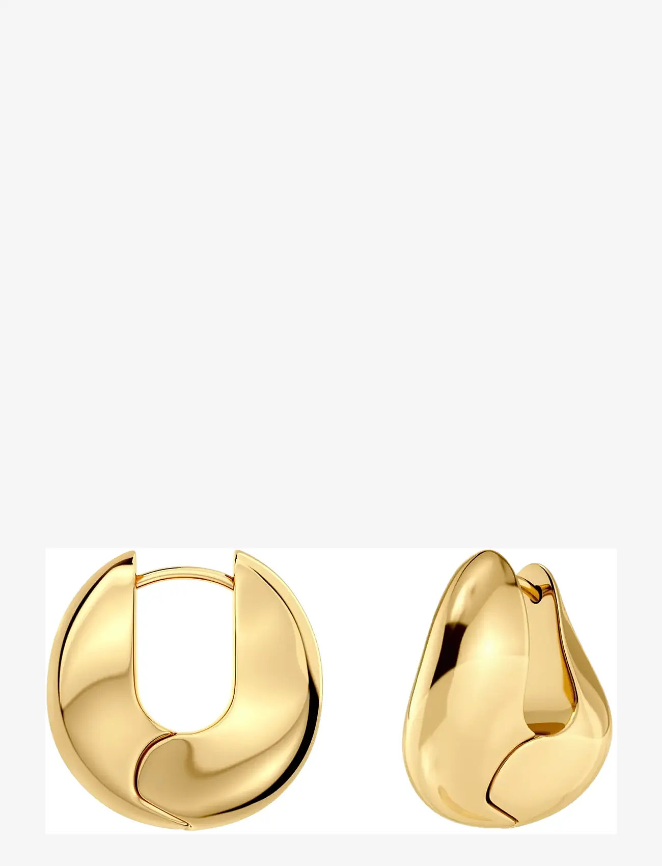 Edblad - Azura Hoops L Gold One Size - kreolen - gold - 2