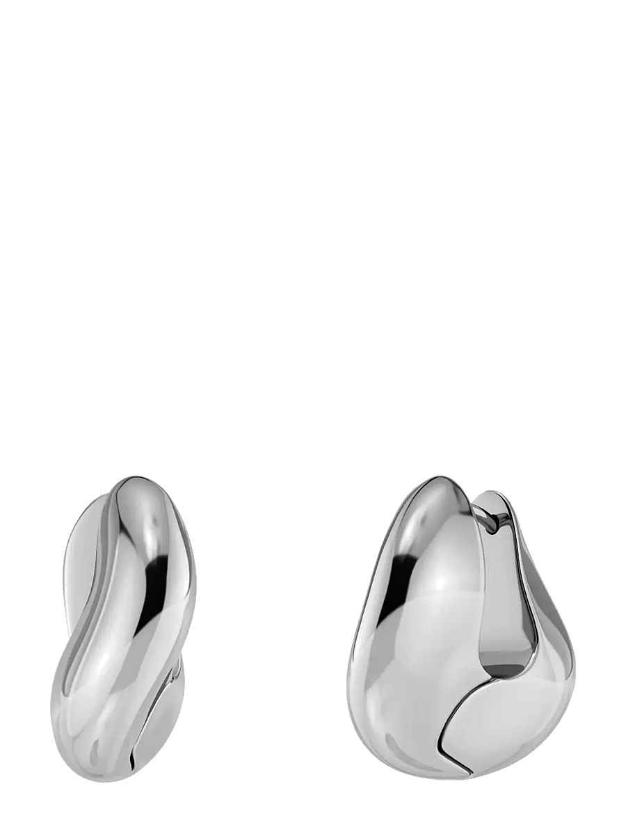 Edblad - Azura Hoops L Silver One Size - rõngad - silver - 1