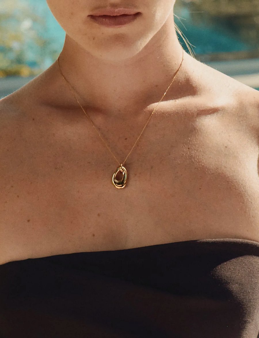 Edblad - Azura Necklace S Gold One Size - colliers chaîne - gold - 0