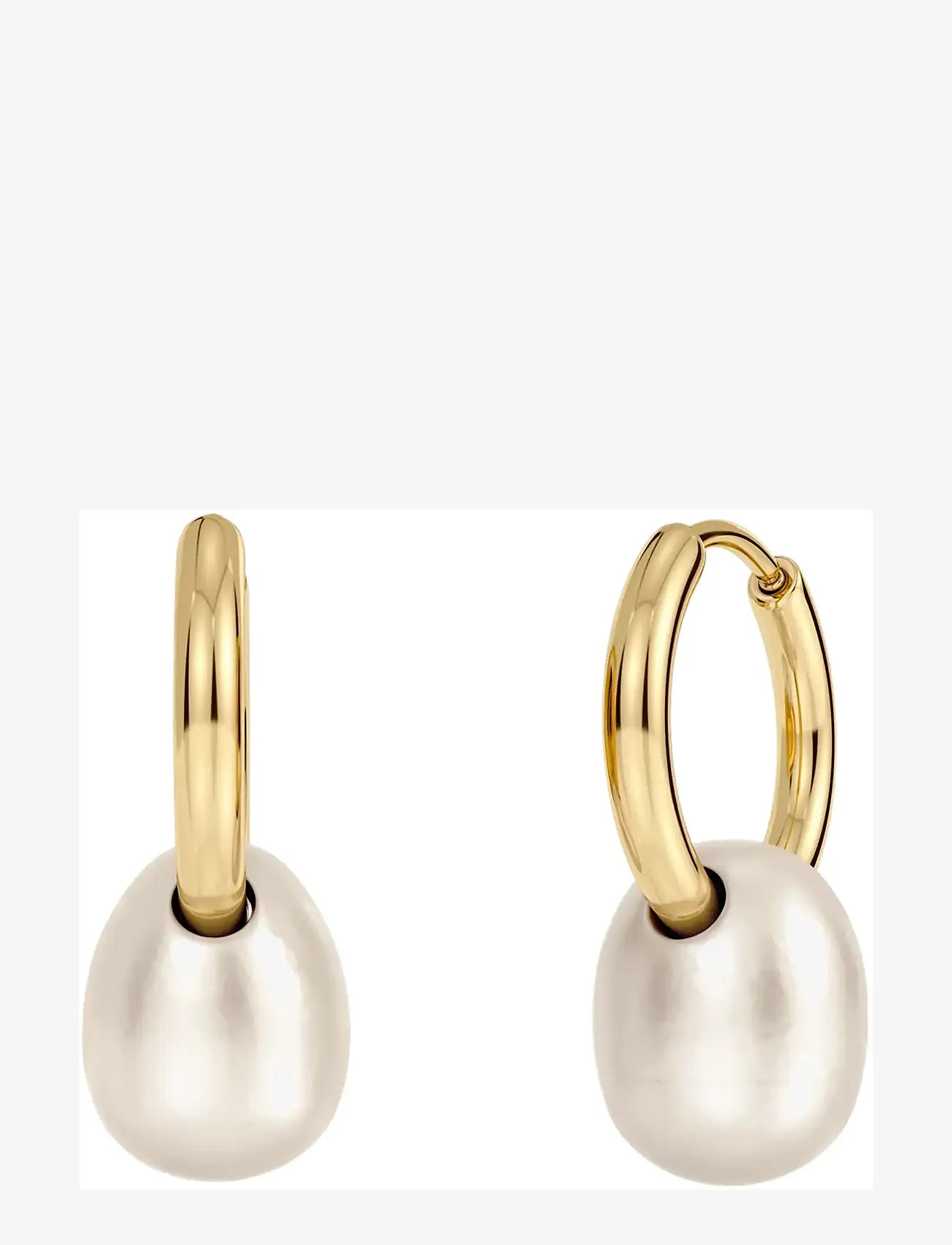 Edblad - Breeze Hoops S Gold One Size - creoler & hoops - gold - 1