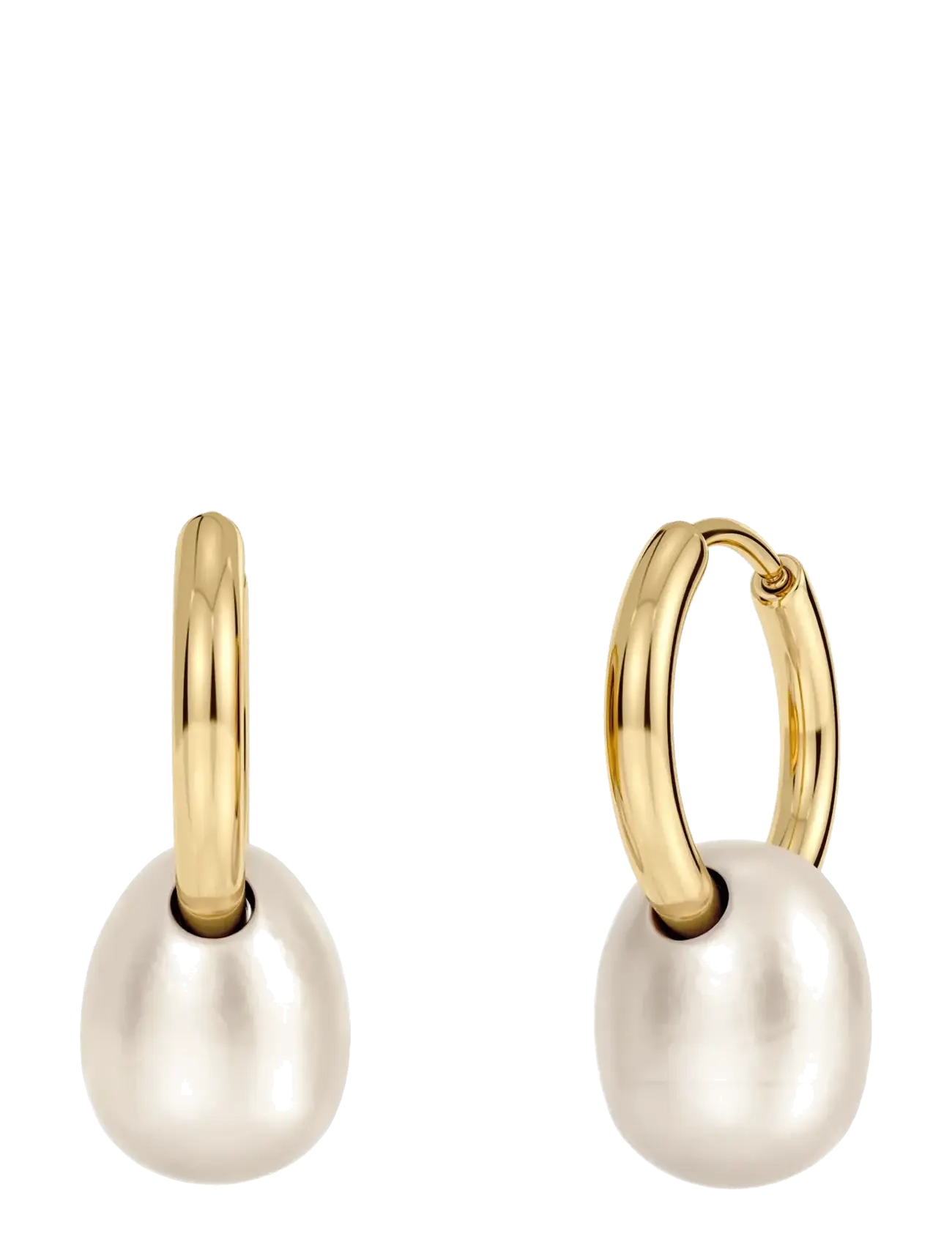 Edblad Breeze Hoops S Gold One Size - Øreringer - GOLD / gold