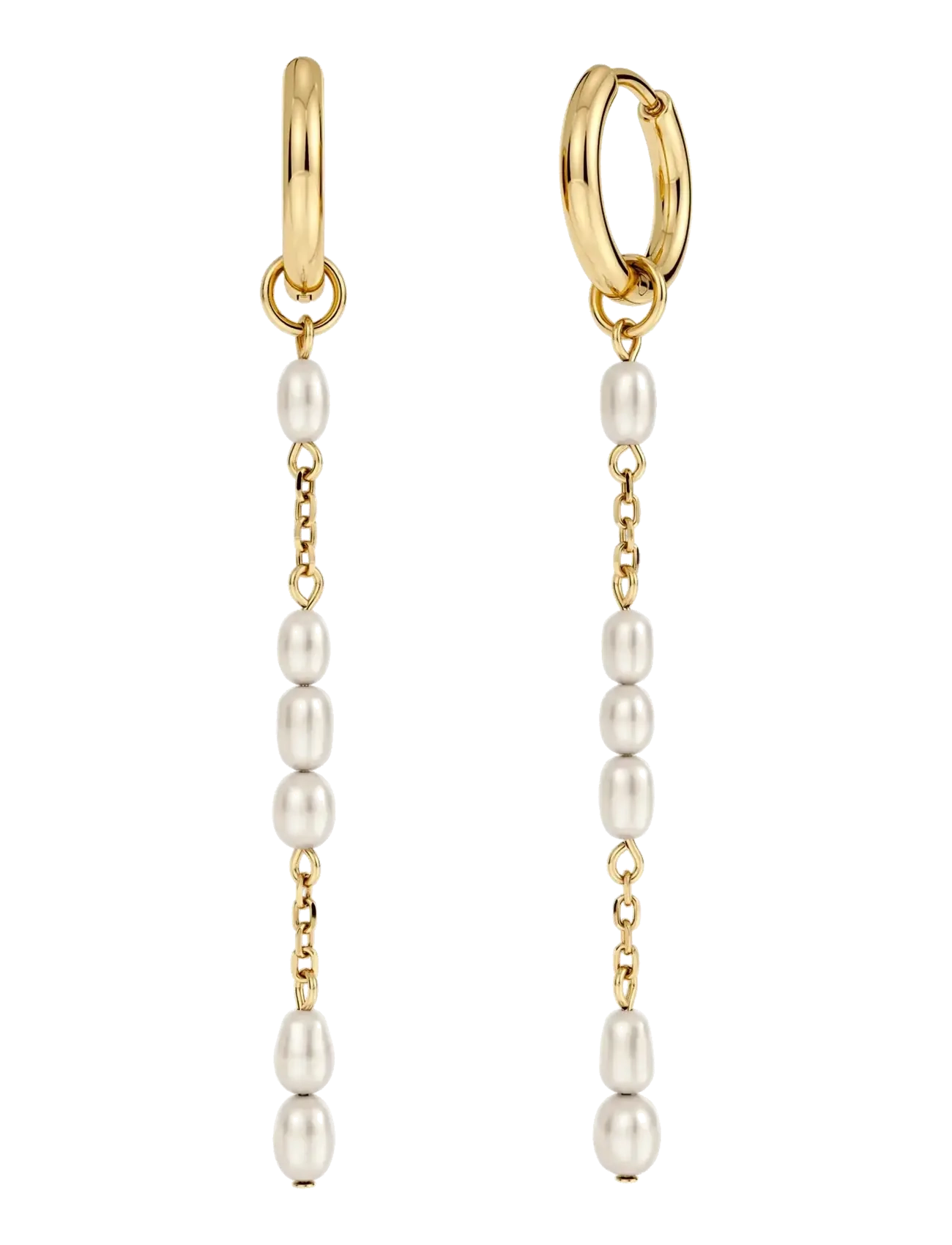 Edblad Breeze Hoops L Gold One Size - Modern femininity - GOLD / gold