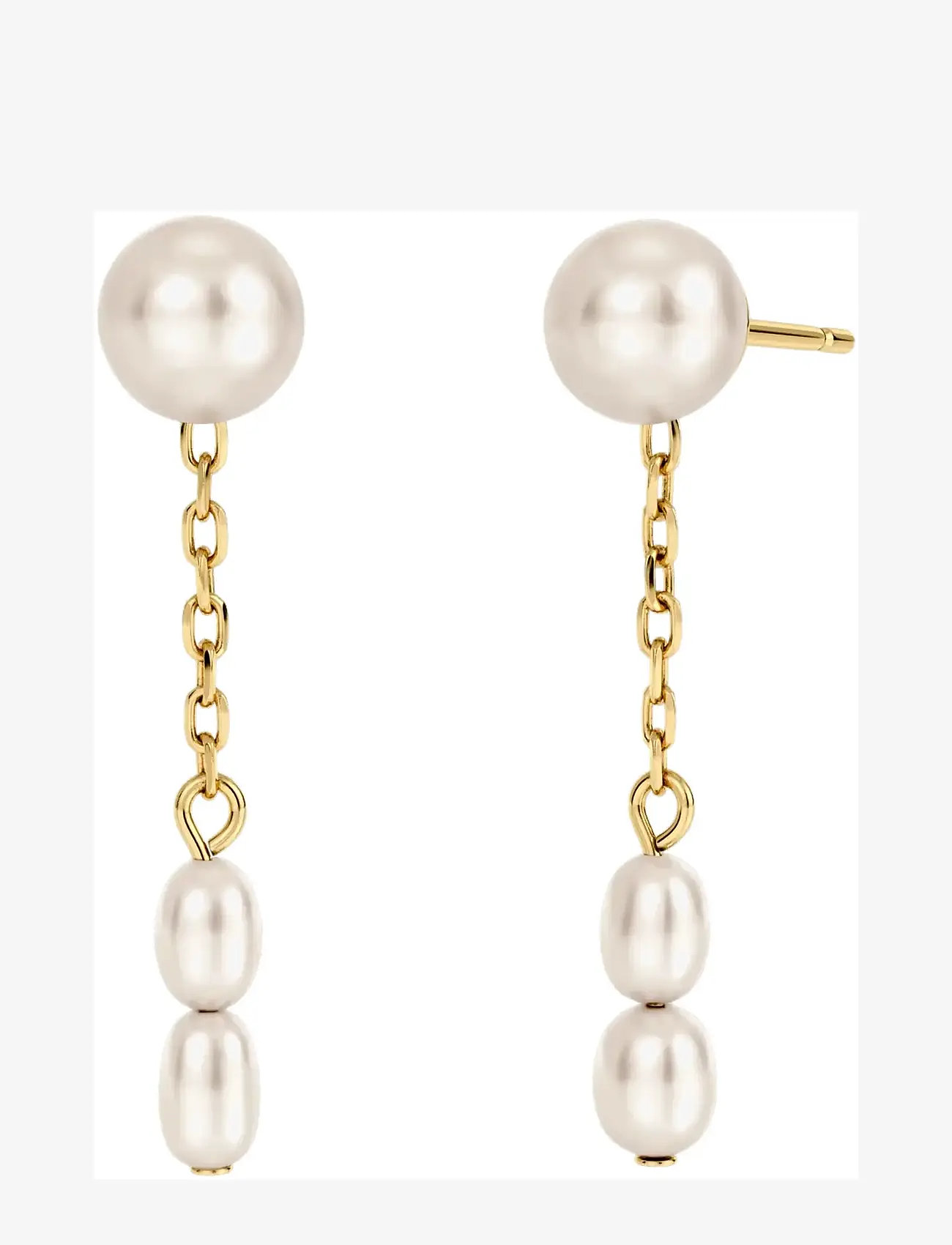 Edblad - Breeze Earrings Gold One Size - ohrhänger - gold - 1