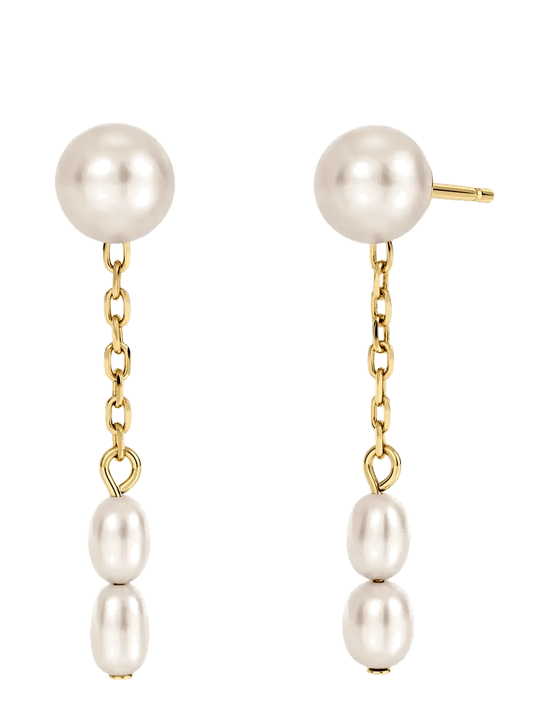 Edblad - Breeze Earrings Gold One Size - ohrhänger - gold - 1