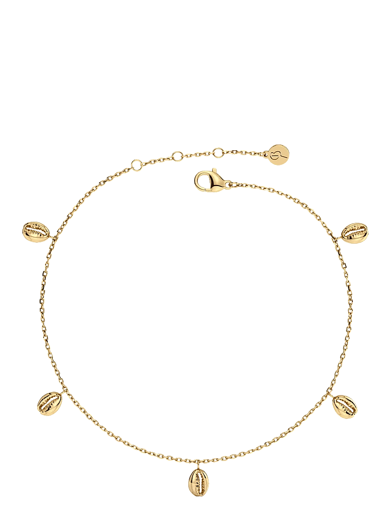 Edblad - Coastal Anklet Multi Gold One Size - ankelkæde - gold - 1