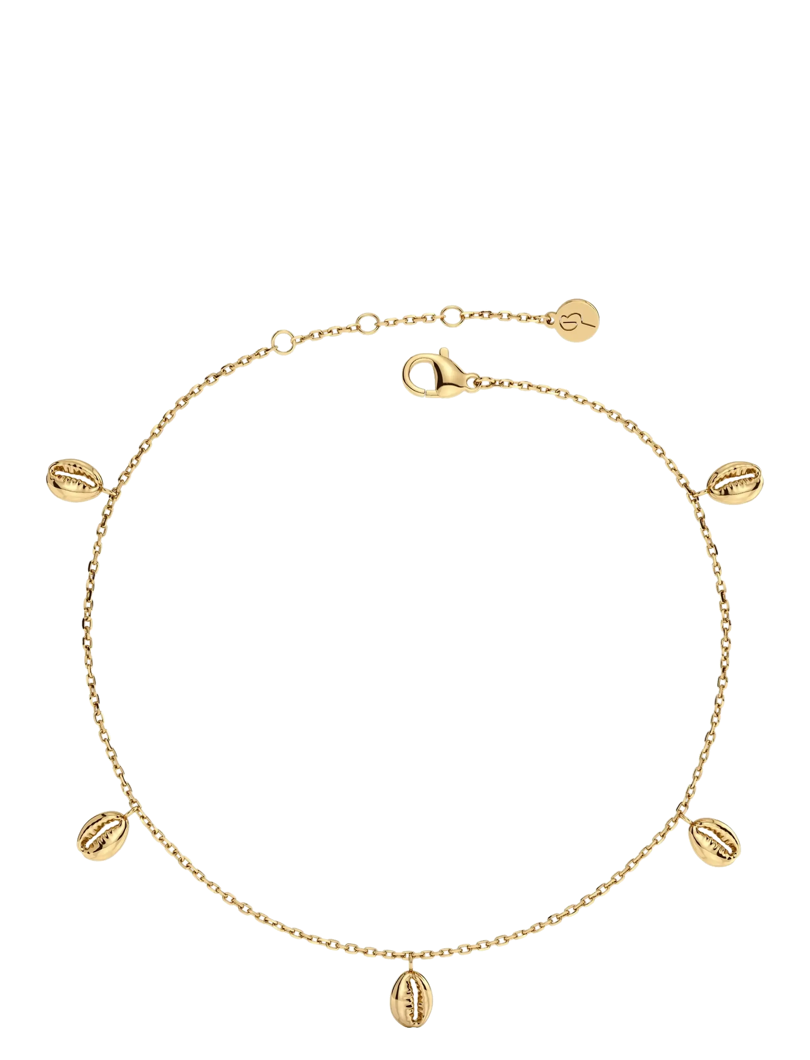 Edblad Coastal Anklet Multi Gold One Size - Fußkette - GOLD / gold