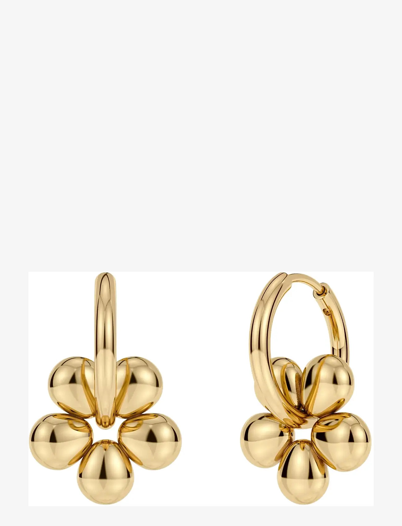 Edblad - Daisy Hoops Gold One Size - hoops - gold - 1