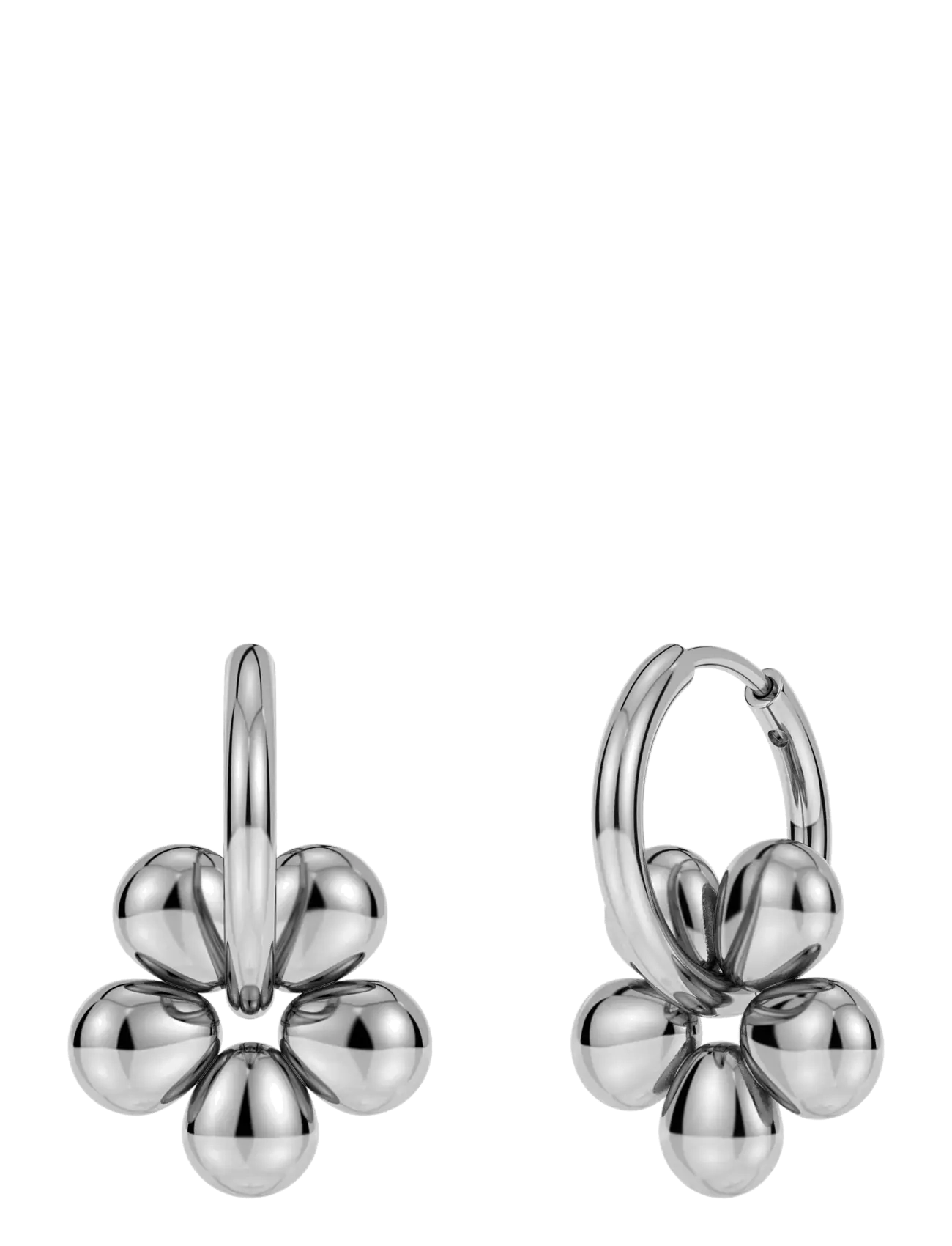Edblad Daisy Hoops Silver One Size - Hverdags stil - SILVER / silver