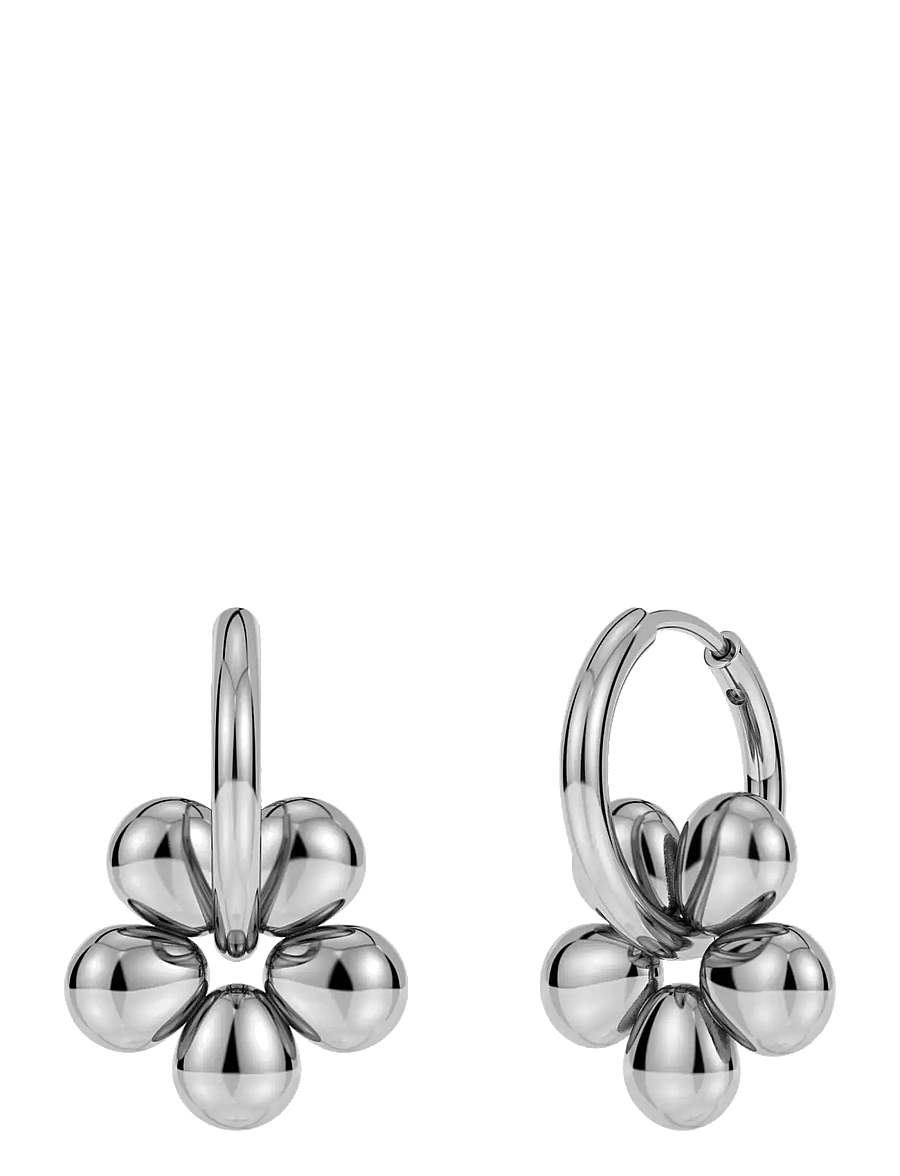 Edblad - Daisy Hoops Silver One Size - rõngad - silver - 1