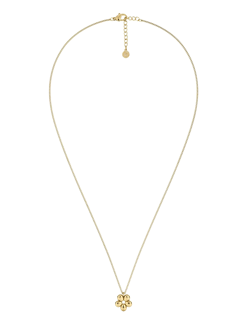 Edblad - Daisy Necklace S Gold One Size - pendant necklaces - gold - 1