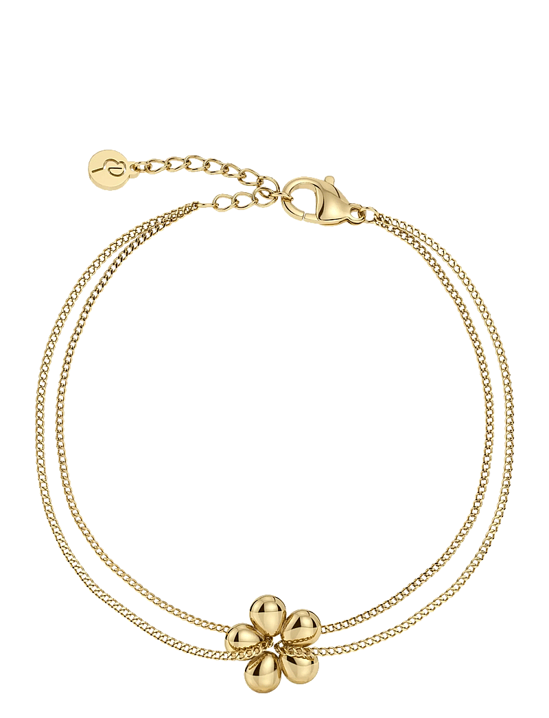 Edblad - Daisy Bracelet Gold One Size - kettenarmbänder - gold - 1