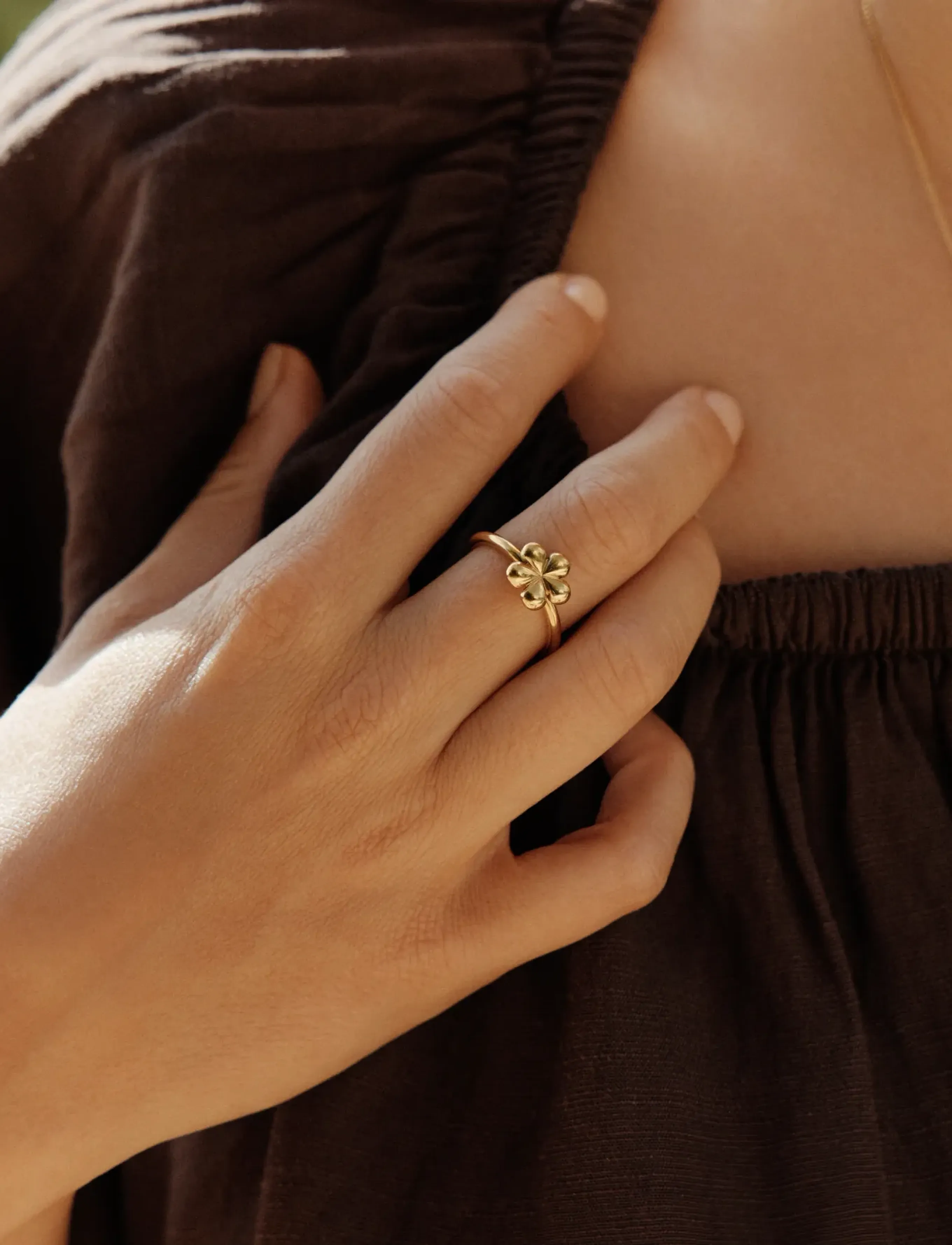 Edblad Daisy Ring Gold L, XS, Jewellery, - Rings, Frauen