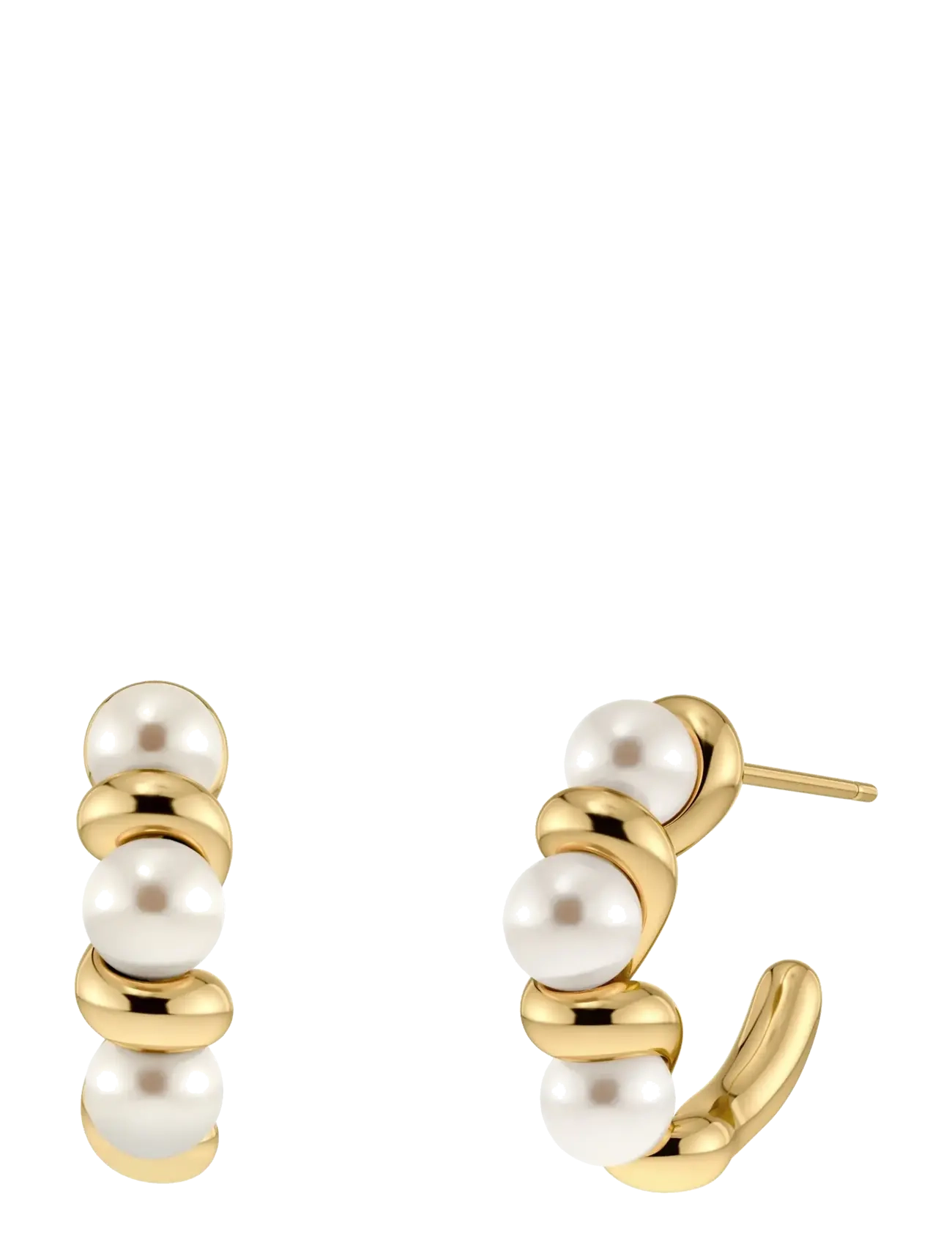 Edblad Margot Hoops S Gold One Size - Hverdags stil - GOLD / gold
