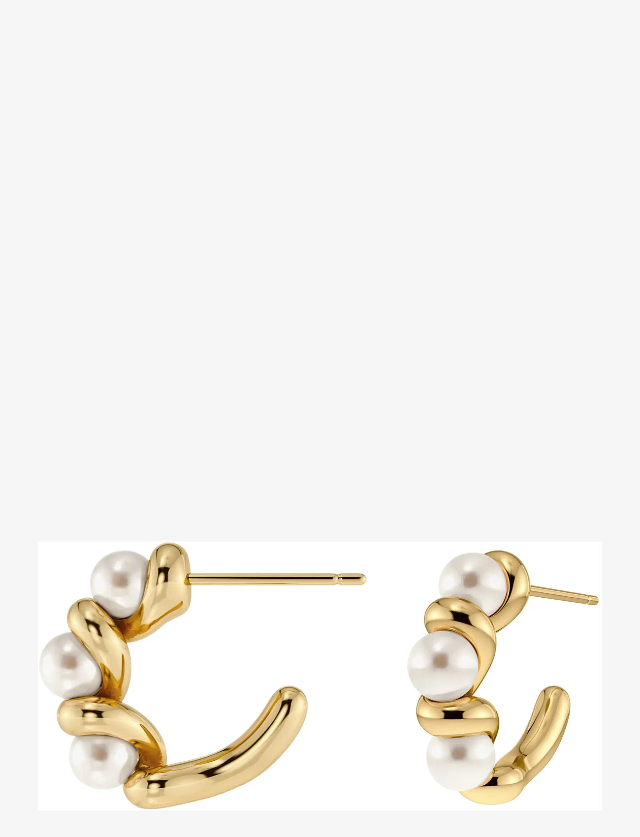 Edblad - Margot Hoops S Gold One Size - kreolen - gold - 2