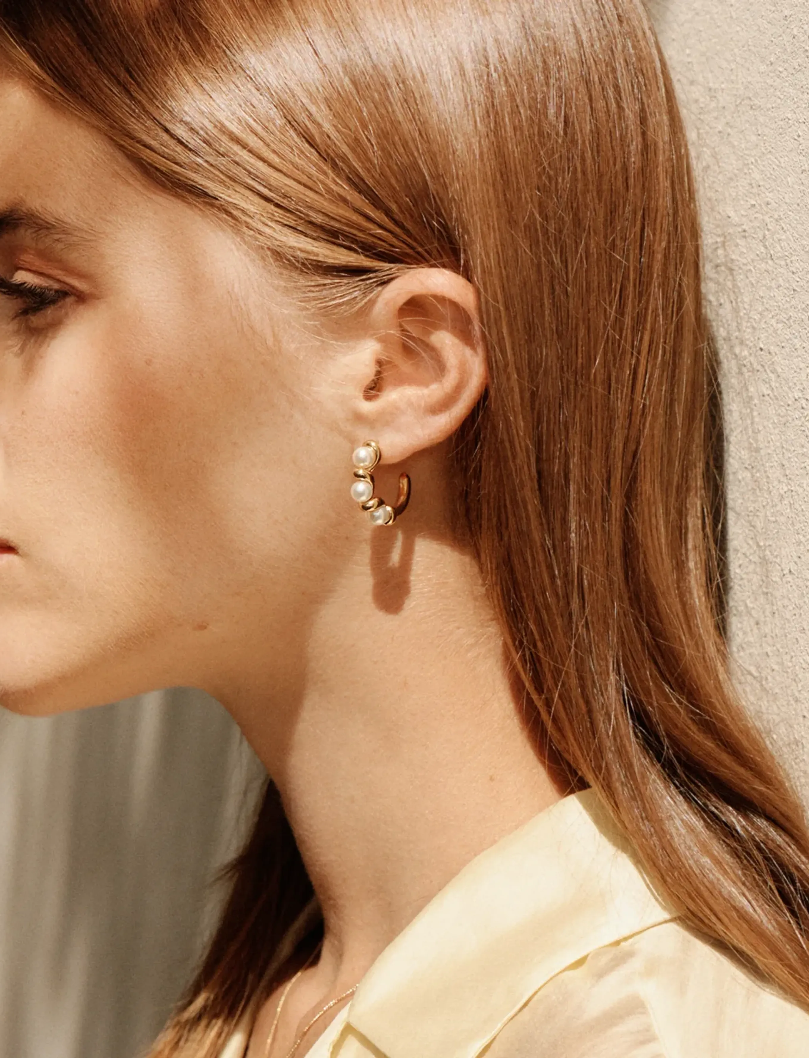 Edblad Margot Hoops L Gold One Size, Earrings, - Hoops, Frauen