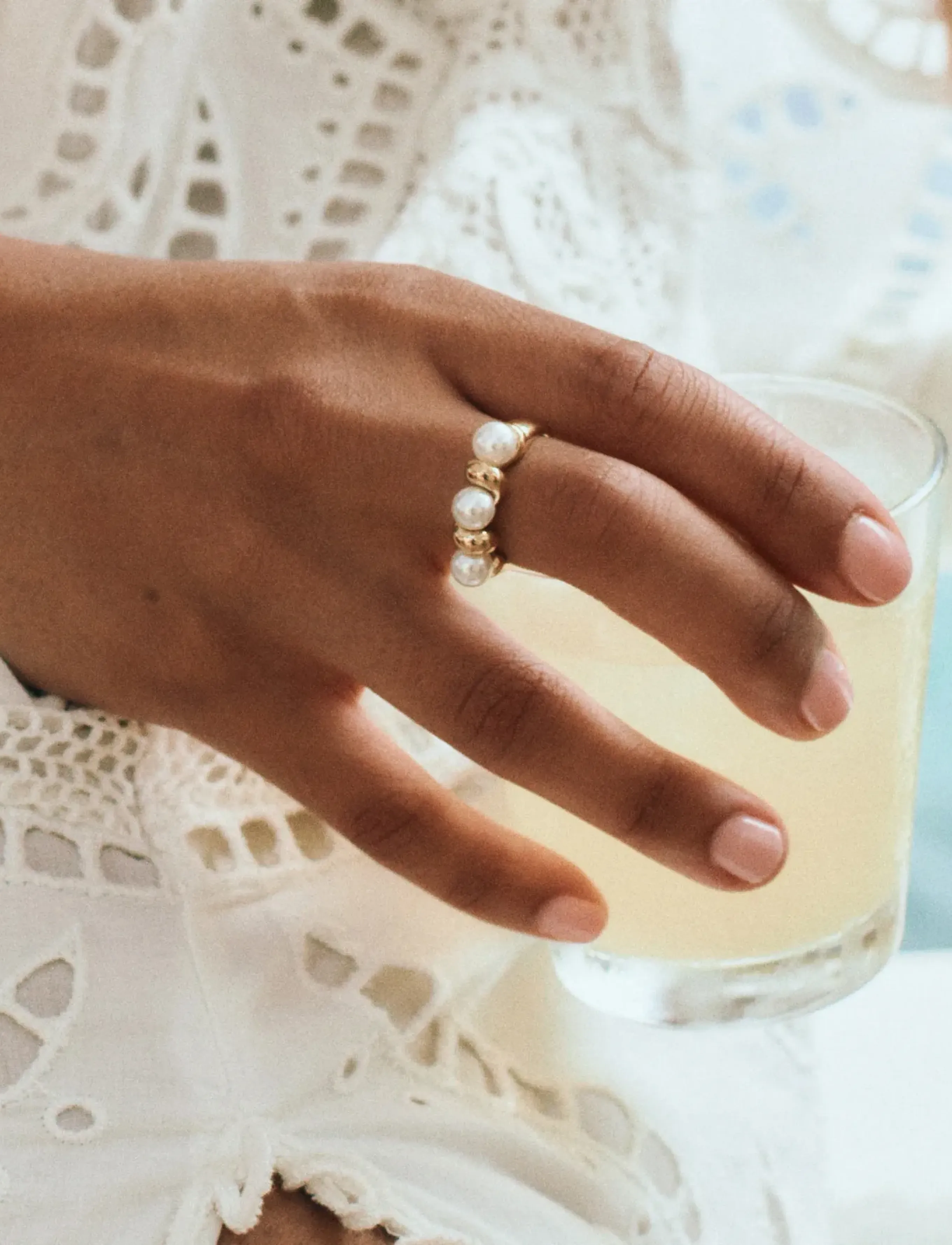 Edblad Margot Ring Gold S, S, Gold, Smykker > Ringe, Dame
