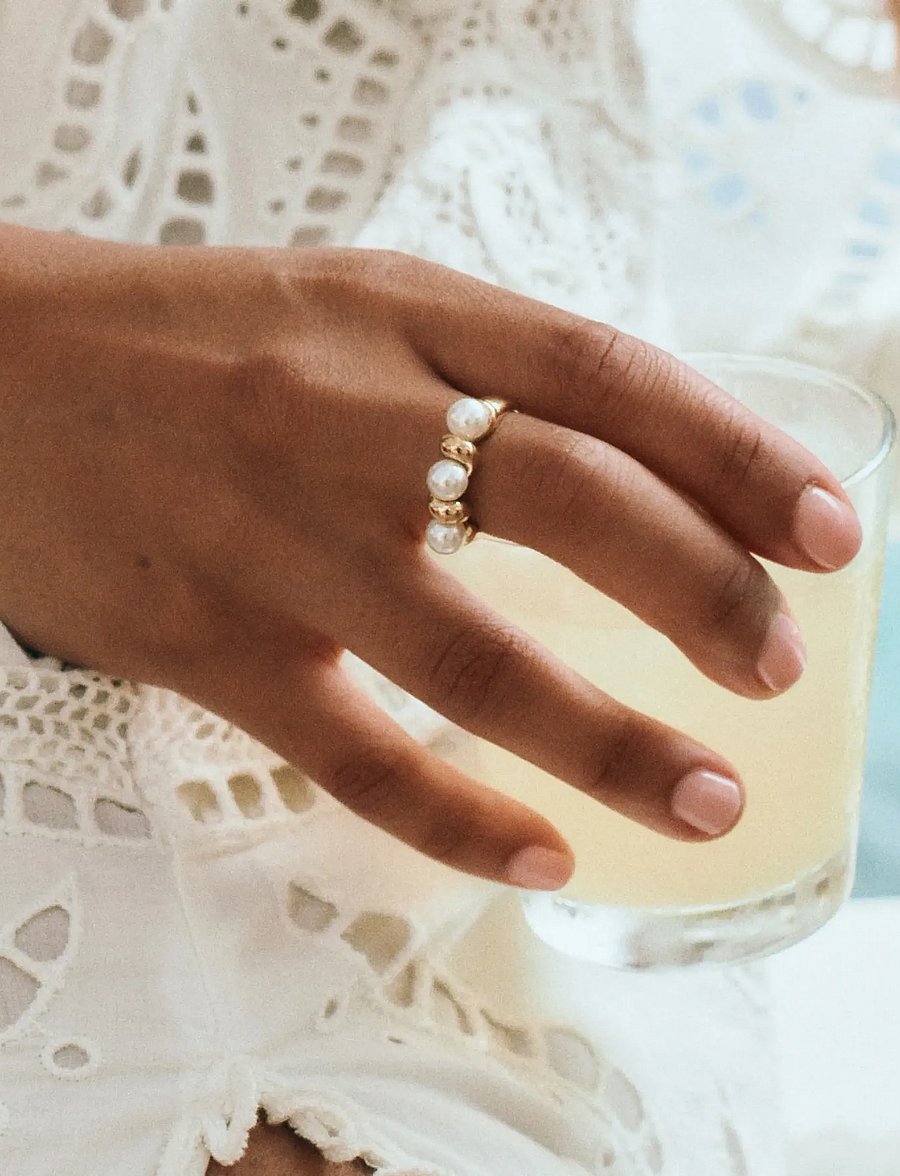 Edblad - Margot Ring Gold S - ringe - gold - 0
