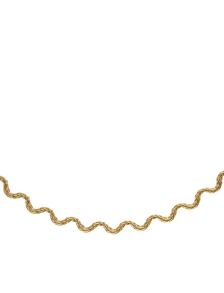 Edblad - Mini Spiral Necklace Gold One Size - kedjehalsband - gold - 2