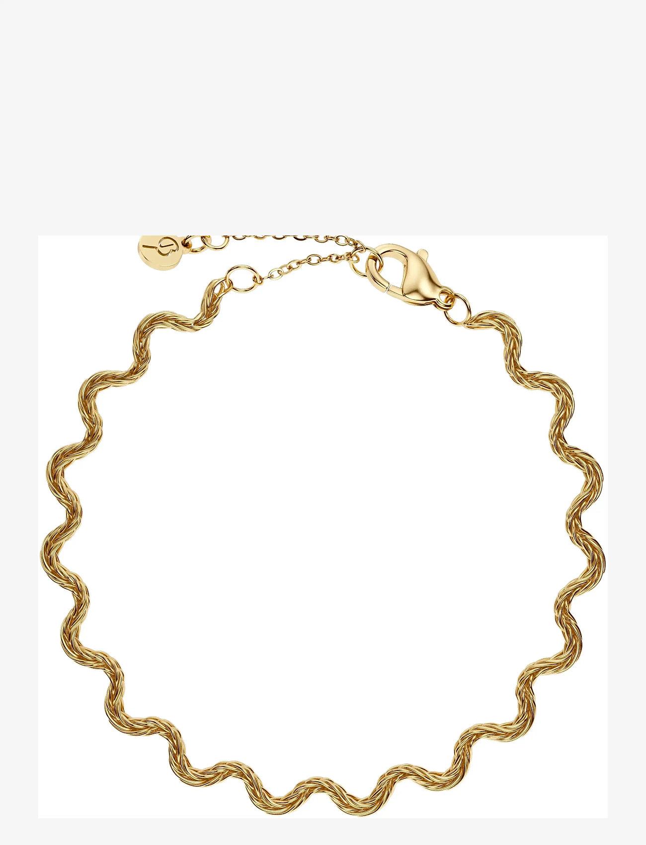 Edblad - Mini Spiral Bracelet Gold One Size - chain bracelets - gold - 1