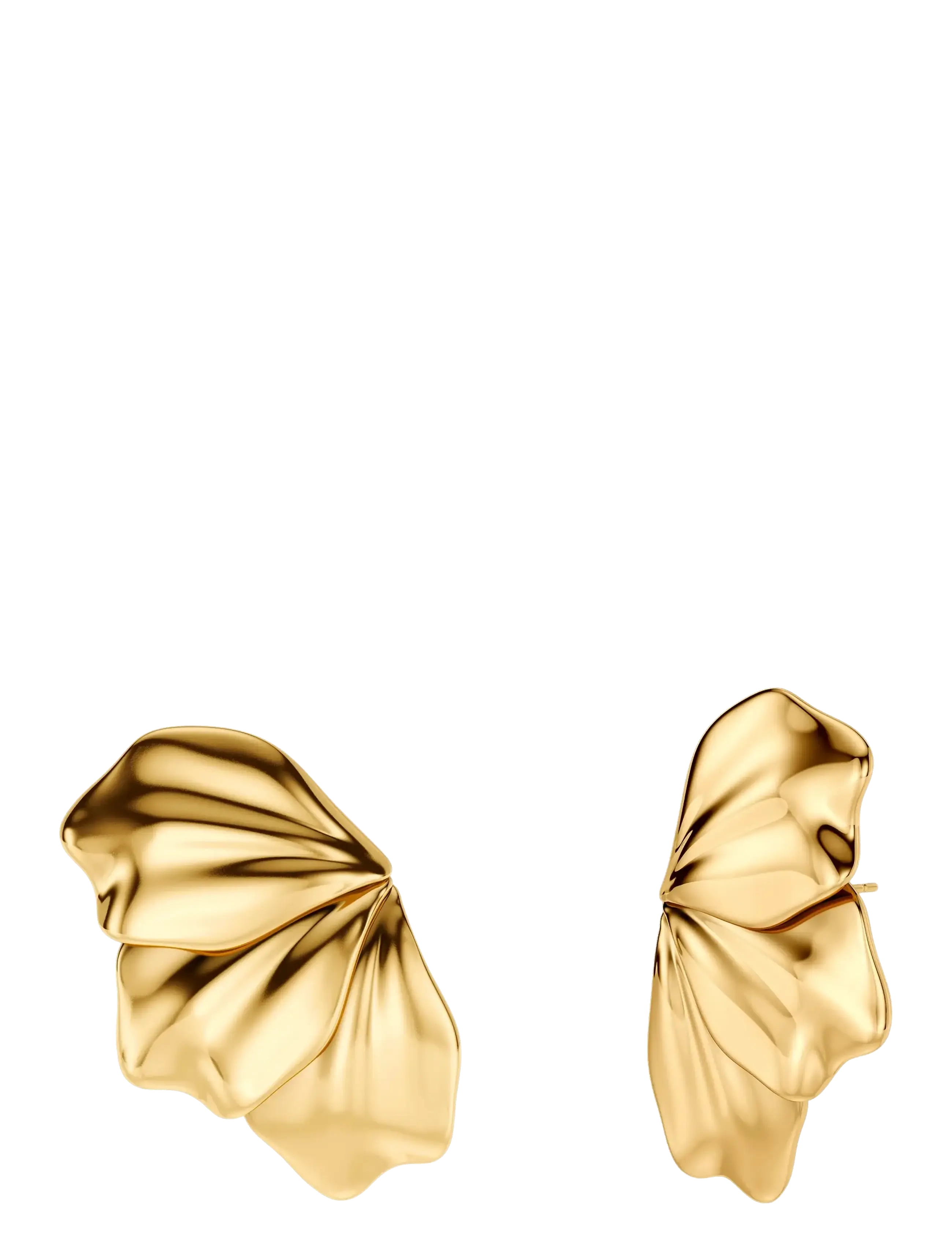 Edblad Petal Studs L Gold One Size - Festtøj - GOLD / gold