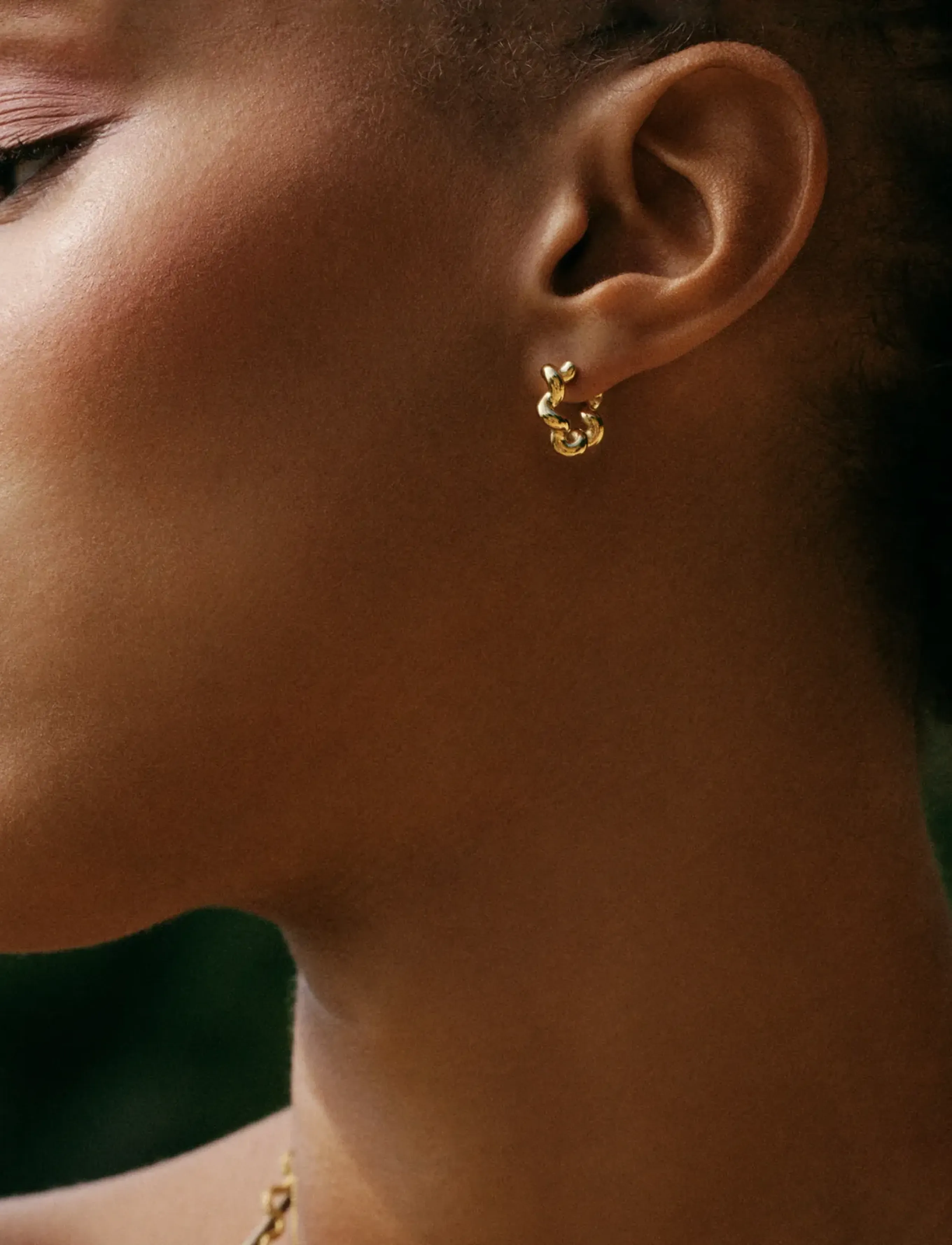Edblad Spiral Hoops S Gold One Size, Earrings, - Hoops, Frauen