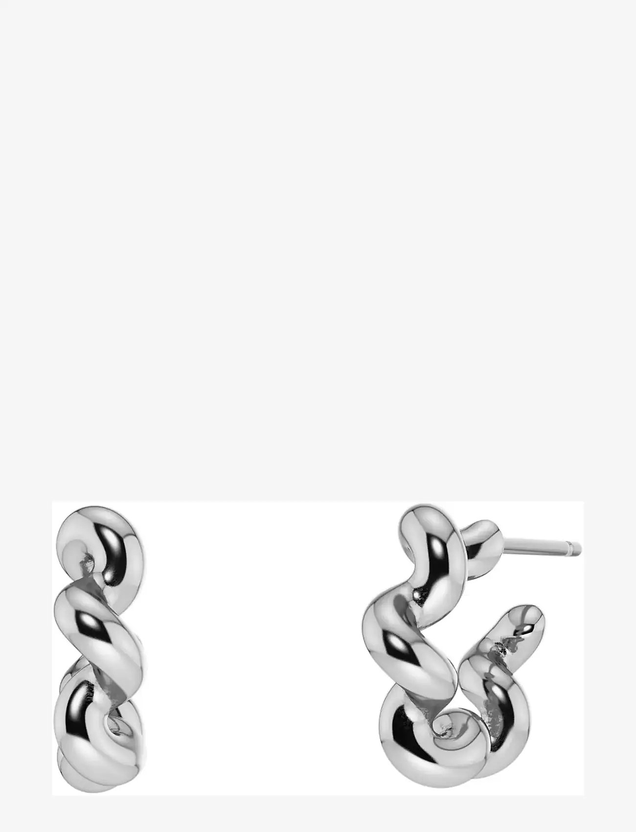 Edblad - Spiral Hoops S Silver One Size - kreolen - silver - 1