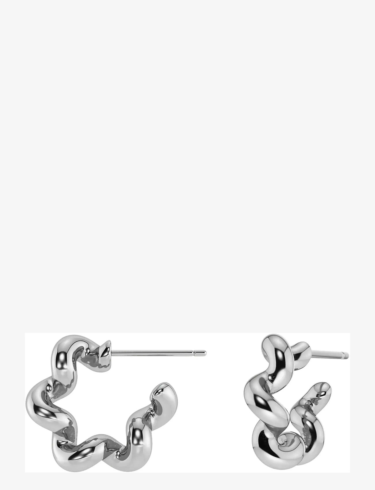 Edblad - Spiral Hoops S Silver One Size - kreolen - silver - 2