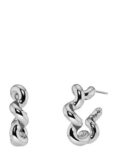 Edblad Spiral Hoops L Silver One Size - Teens 9 bis 14 Jahren - SILVER / silver