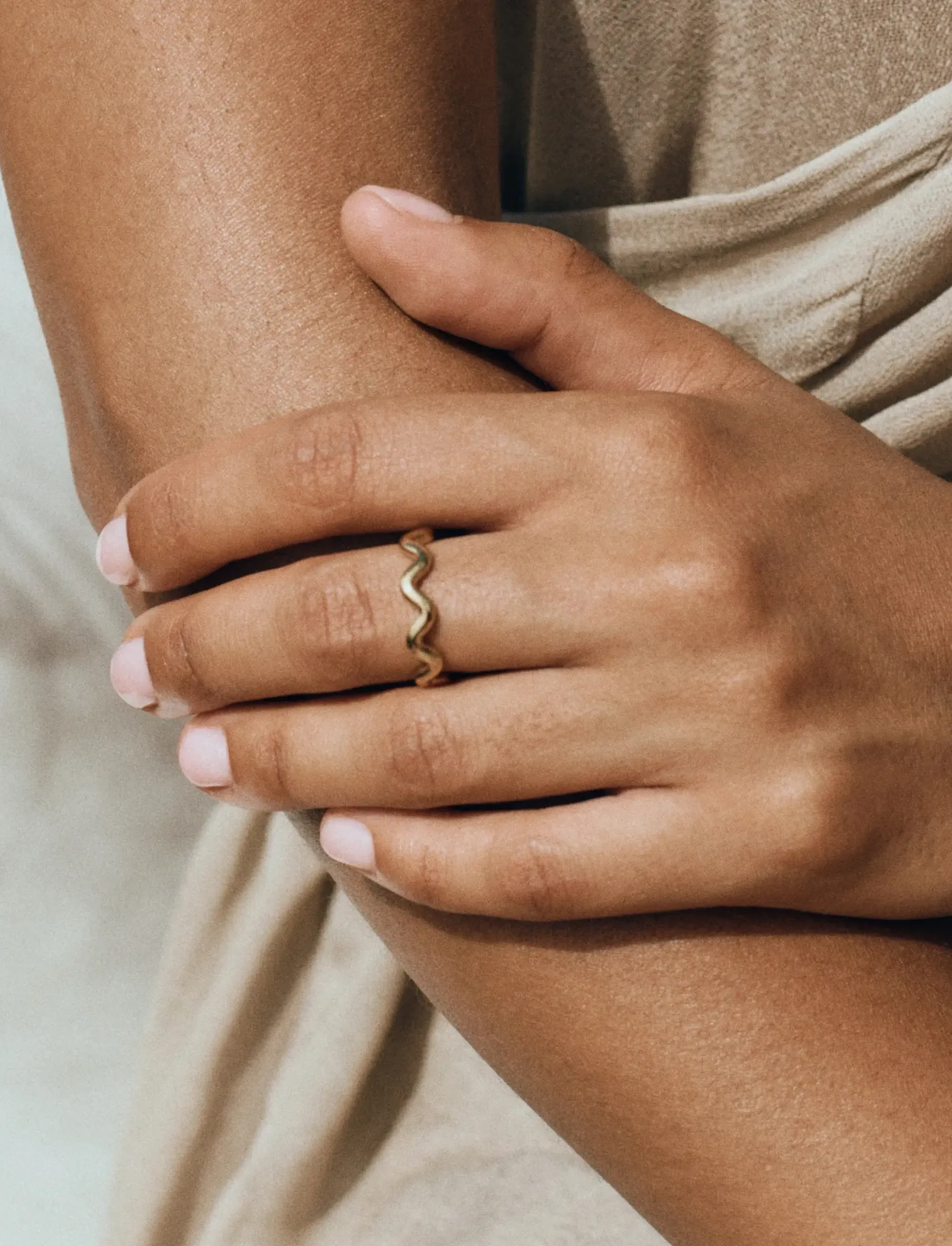 Edblad Spiral Ring Gold M, S, Jewellery, - Rings, Frauen