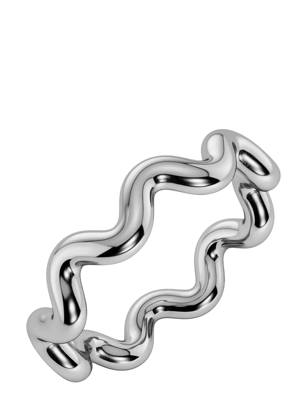 Edblad Spiral Ring Silver L - Festtøj - SILVER / silver