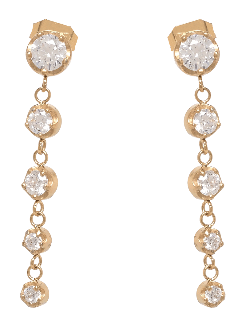 Edblad - Teeny Earrings Gold One Size - pendant earrings - gold - 1
