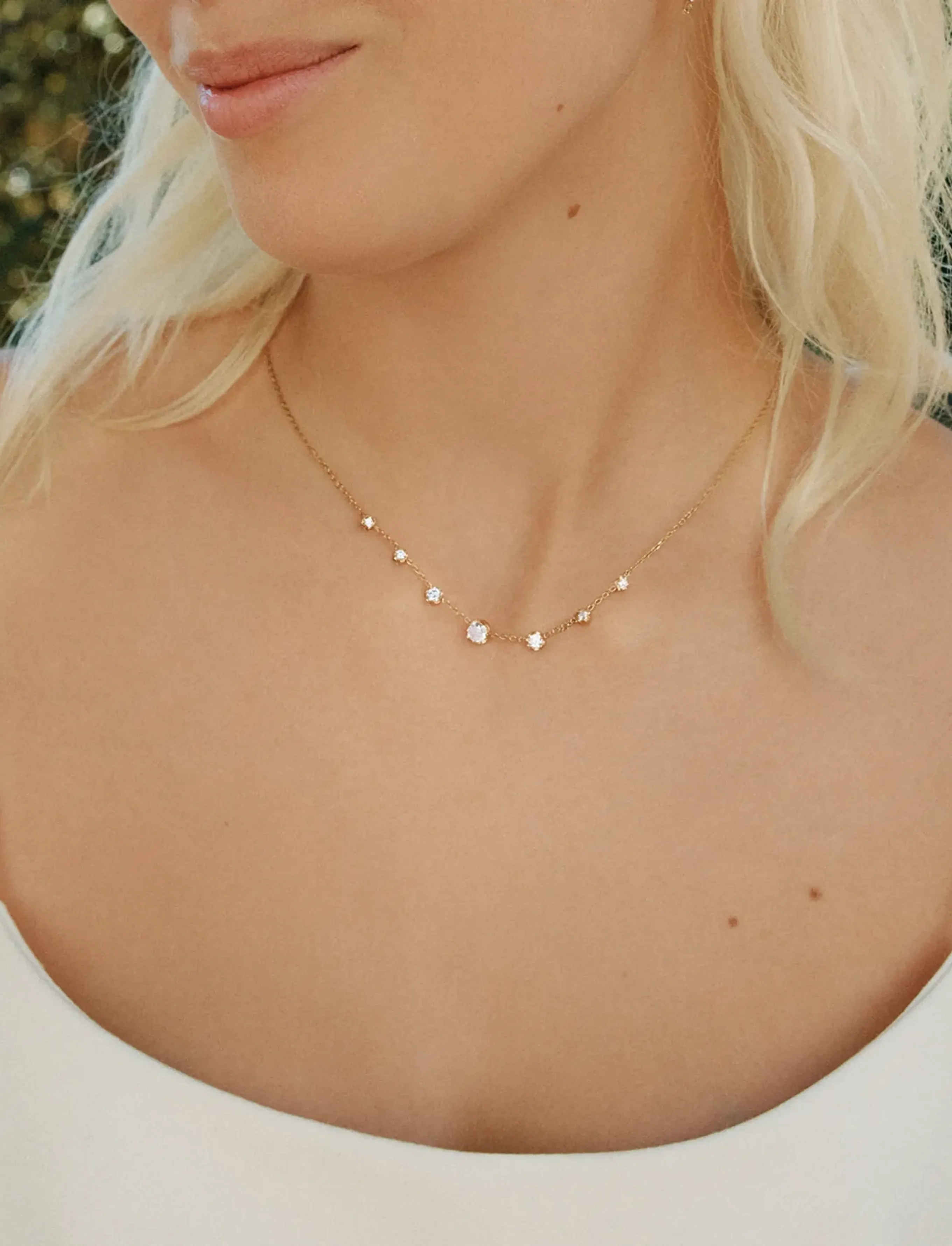 Edblad Teeny Necklace Gold One Size, Size 42 - 45 cm, Necklaces, Dainty Frauen